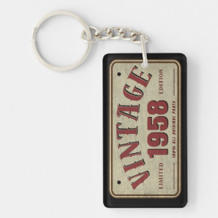 Porte-clefs Vintage 1958 Edition Limitée Toutes les pièces d'o