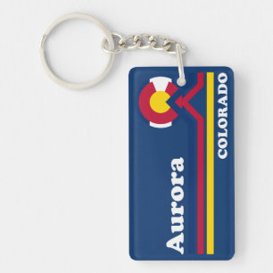 Porte-clefs Vintage Aurora Colorado