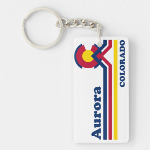 Porte-clefs Vintage Aurora Colorado