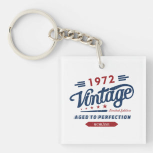 Porte-clefs Vintage Edition Limitée 1972 Âgé À La Perfection