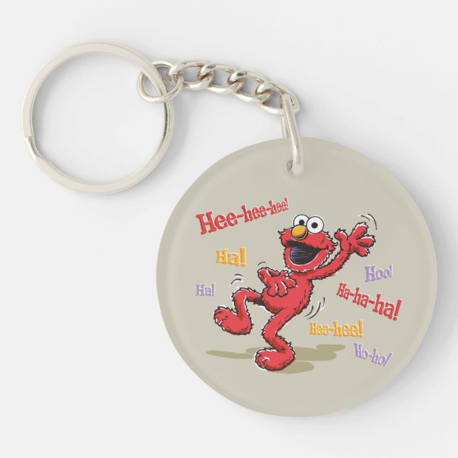 Porte-clefs Vintage Elmo Hee-hee ! (Devant)