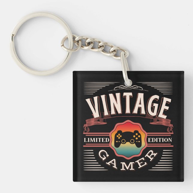 PORTE-CLEFS VINTAGE GAMER LIMITED EDITION (Devant)