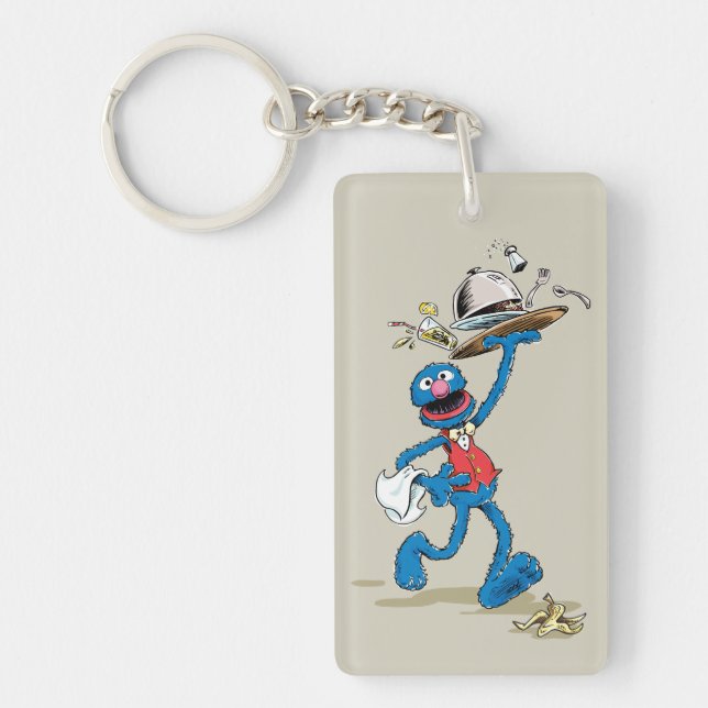 Porte-clefs Vintage Grover le serveur (Devant)