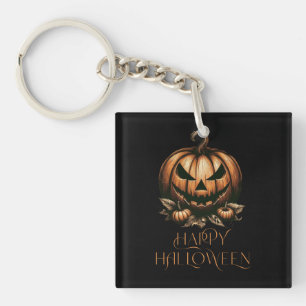Porte-clefs Vintage heureux citrouille Halloween