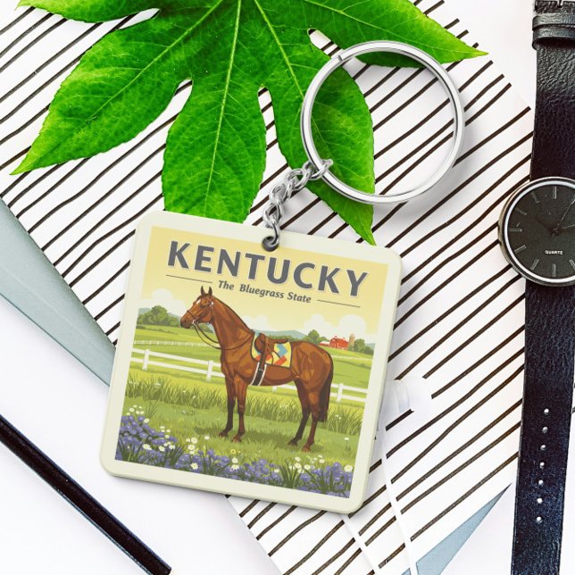 Porte-clefs Vintage Kentucky (Créateur téléchargé)