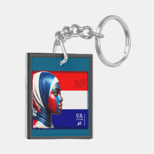 Porte-clefs Vintage L'Amerique - Mslm Porte - clé acrylique