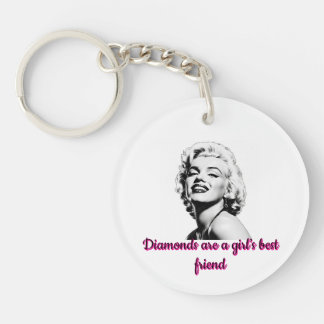 Porte-clefs Vintage Marilyn Monroe Porte - clé de devis "Diamo