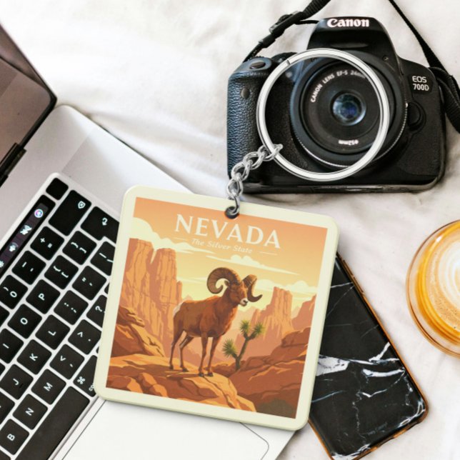 Porte-clefs Vintage Nevada (Créateur téléchargé)