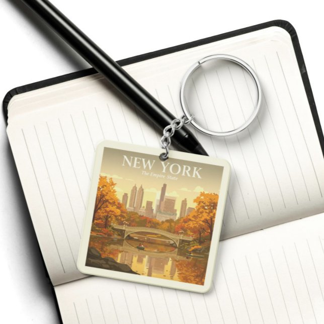 Porte-clefs Vintage New York (Créateur téléchargé)