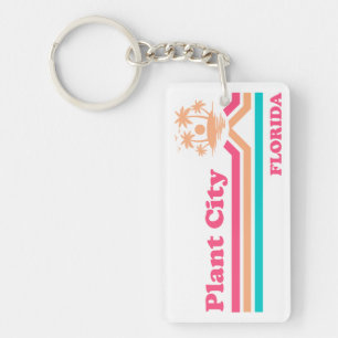 Porte-clefs Vintage Plante ville Floride