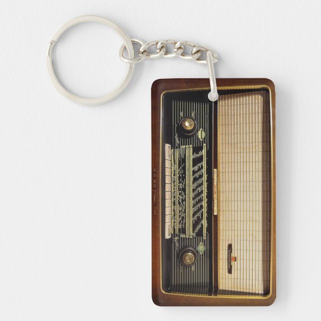 Porte-clefs Vintage radio (Devant)