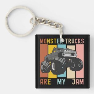 Porte-clefs Vintage Retro - Les Camions Monster Sont Mon Jam