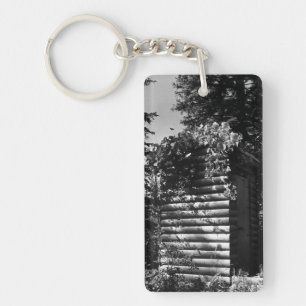 Porte-clefs Vintage USA Alaska deluxe outhouse