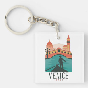 Porte-clefs Vintage voyage de Venise