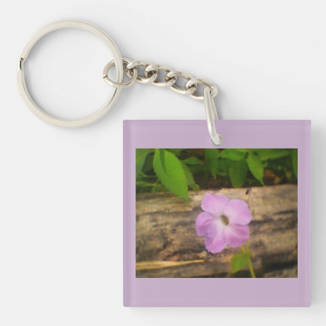 Porte-clefs Violet de floraison (Devant)