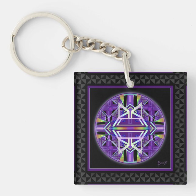 Porte-clefs Violet W3 (Devant)
