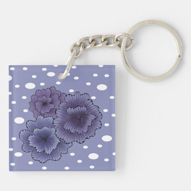 Porte-clefs Violet Whimsy (Dos)