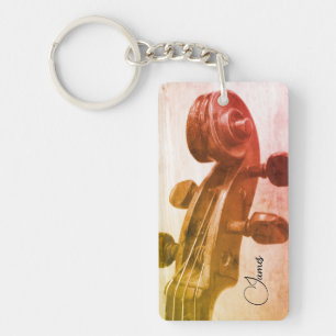 Porte-clefs Violon scroll violoniste professeur de musique nom