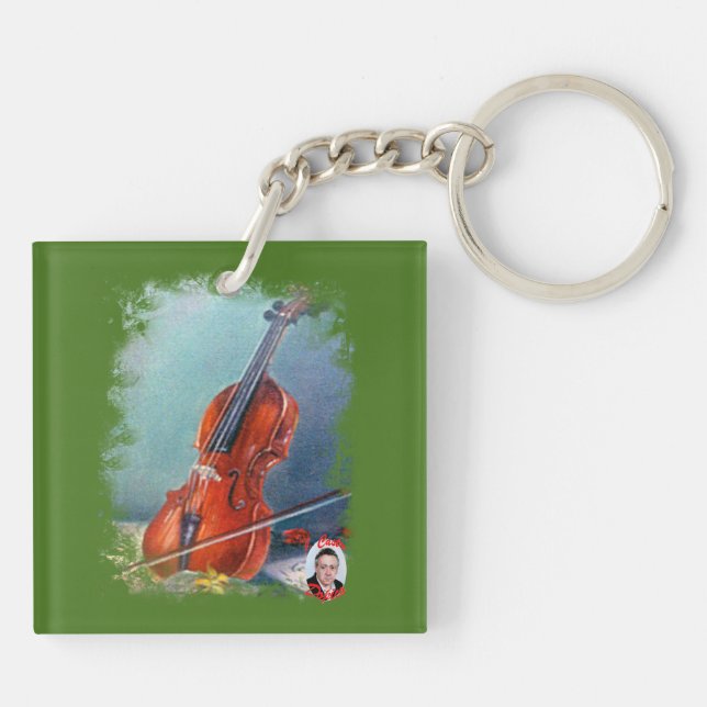 Porte-clefs Violon/Violon (Dos)