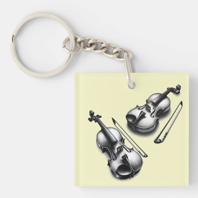 Porte-clefs Violons (Devant)