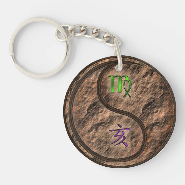 Porte-clefs Virgo & Earth Boar (Devant)