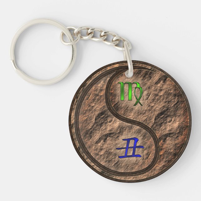 Porte-clefs Virgo & Earth Ox (Devant)