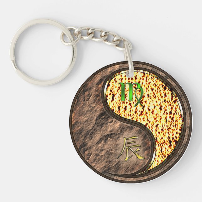 Porte-clefs Virgo & Fire Dragon (Devant)