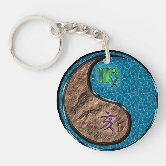 Porte-clefs Virgo & Water Boar (Devant)