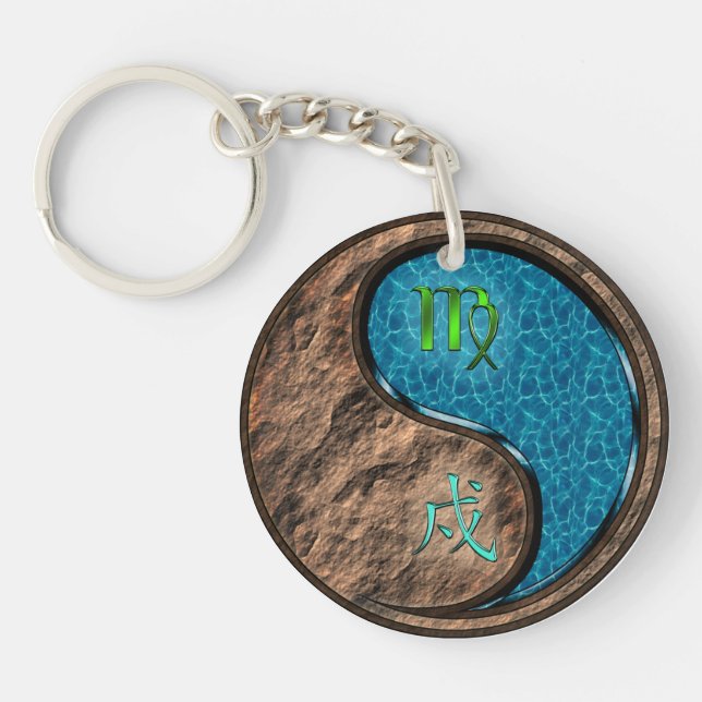 Porte-clefs Virgo & Water Dog (Devant)