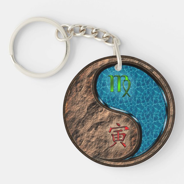 Porte-clefs Virgo & Water Tiger (Devant)