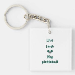 Porte-clefs Vis, Rire, Jouer Au Pickleball