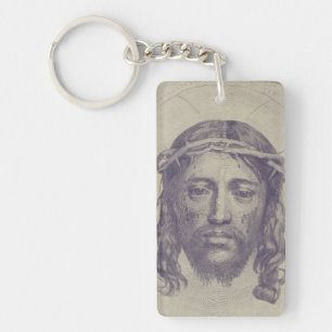 Porte-clefs Visage du Christ sur le Voile de Sainte Véronique