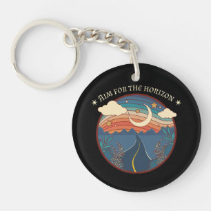 Porte-clefs Viser l'horizon voyage nature roadtrip