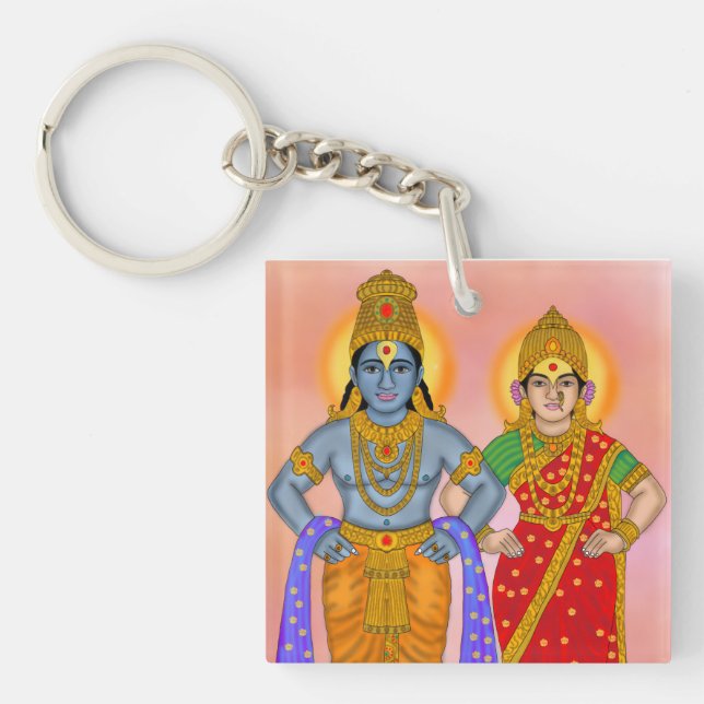 Porte-clefs Vitthal Rukmini Keychain (Devant)