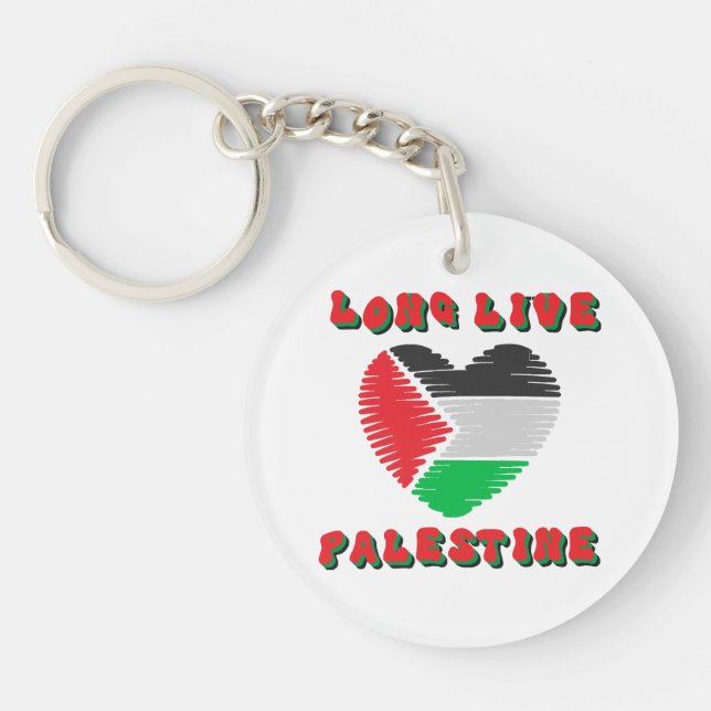 Porte-clefs Vive la Palestine (Devant)