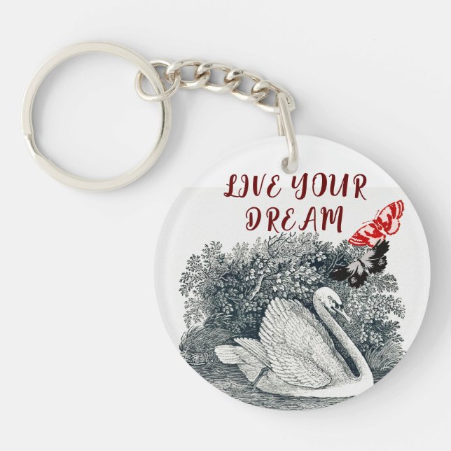Porte-clefs Vivez votre rêve (Devant)