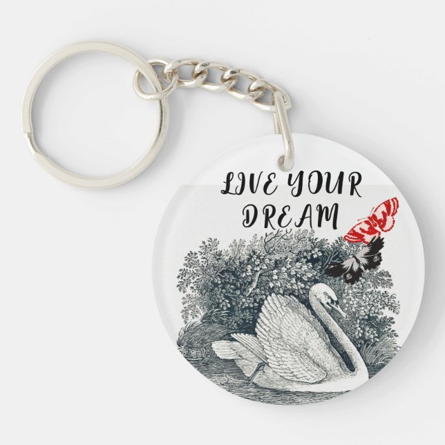 Porte-clefs Vivez votre rêve (Devant)