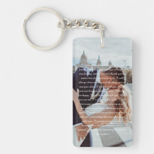 Porte-clefs Vœux de mariage