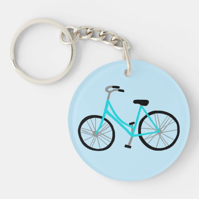 Porte-clefs VOICI COMMENT JE ROLL Bicycle Bicycle Vélo CUSTOM (Devant)