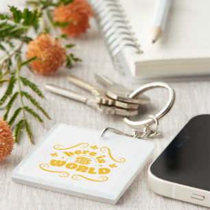 Porte-clefs Voici le monde
