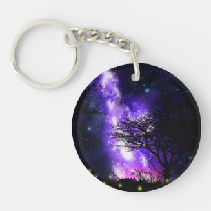 Porte-clefs Voie Lactée Magique