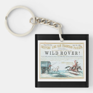 Porte-clefs Voilier clipper Wild Rover