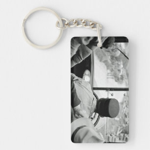 Porte-clefs Voir à travers la fenêtre des bus français 1939 Fr