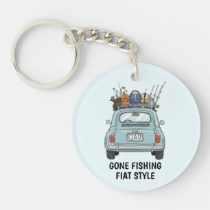 Porte-clefs Voiture Fiat de pêche