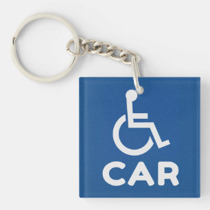 Porte-clefs Voiture Handicapée