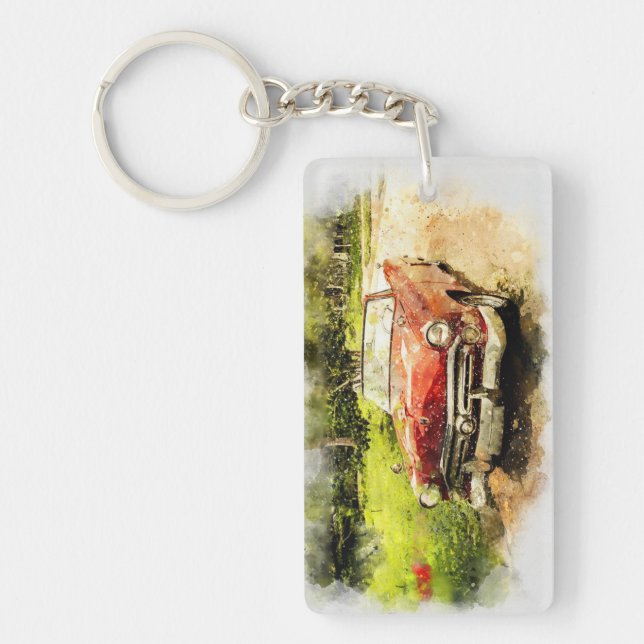 Porte-clefs Voiture Vintage (Devant)