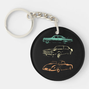 Porte-clefs Voitures Vintage - 80s & 90s Graphic Retro