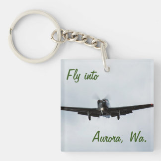 Porte-clefs Vol vers Aurora, Washington