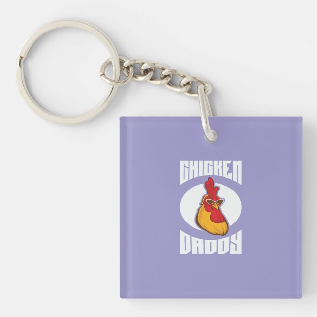 Porte-clefs Volailles élevées par Chicken Daddy (Devant)
