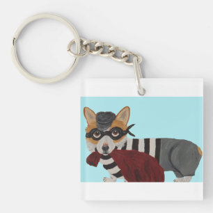 Porte-clefs Voleur de friandises cambrioleur Corgi gallois